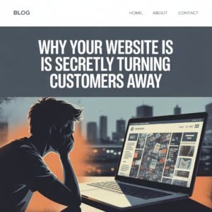 website turning customers away