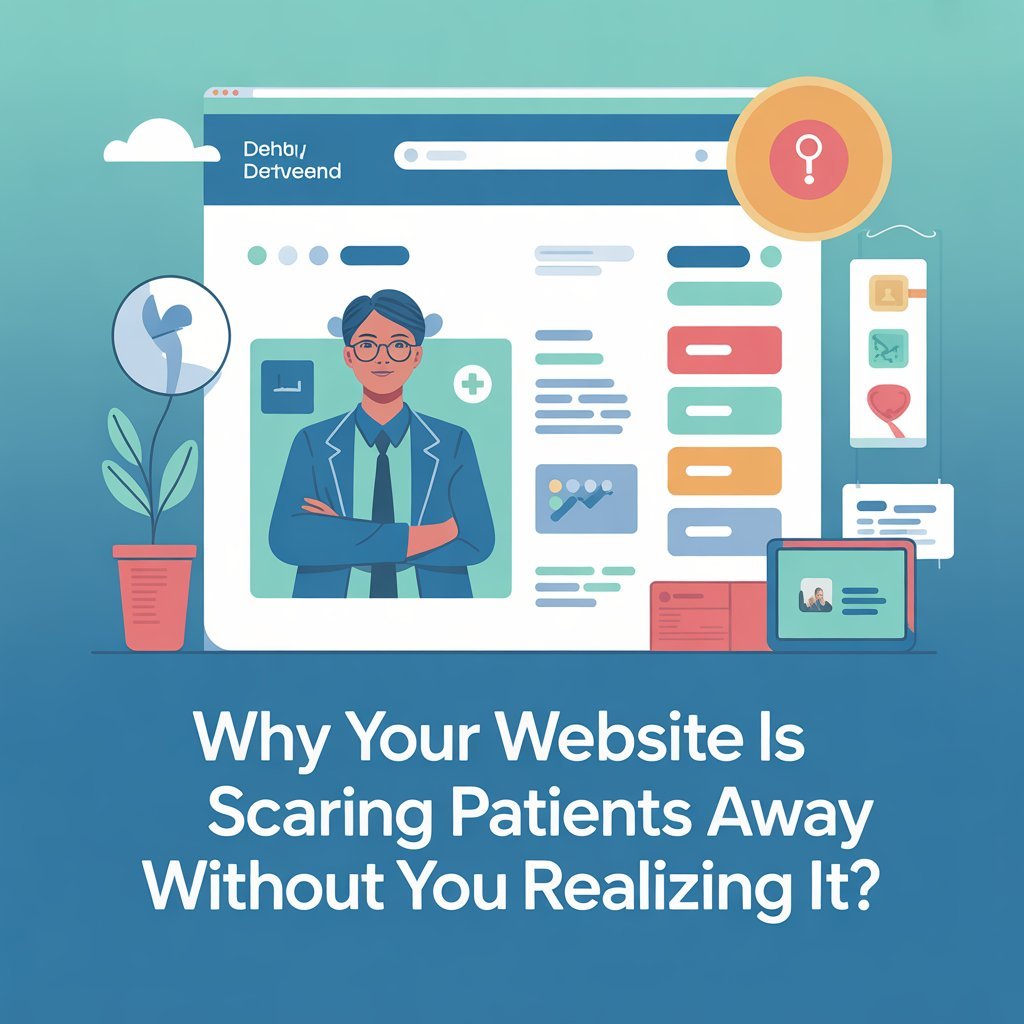 website scaring patients away